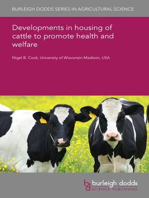 cover image of Developments in housing of cattle to promote health and welfare